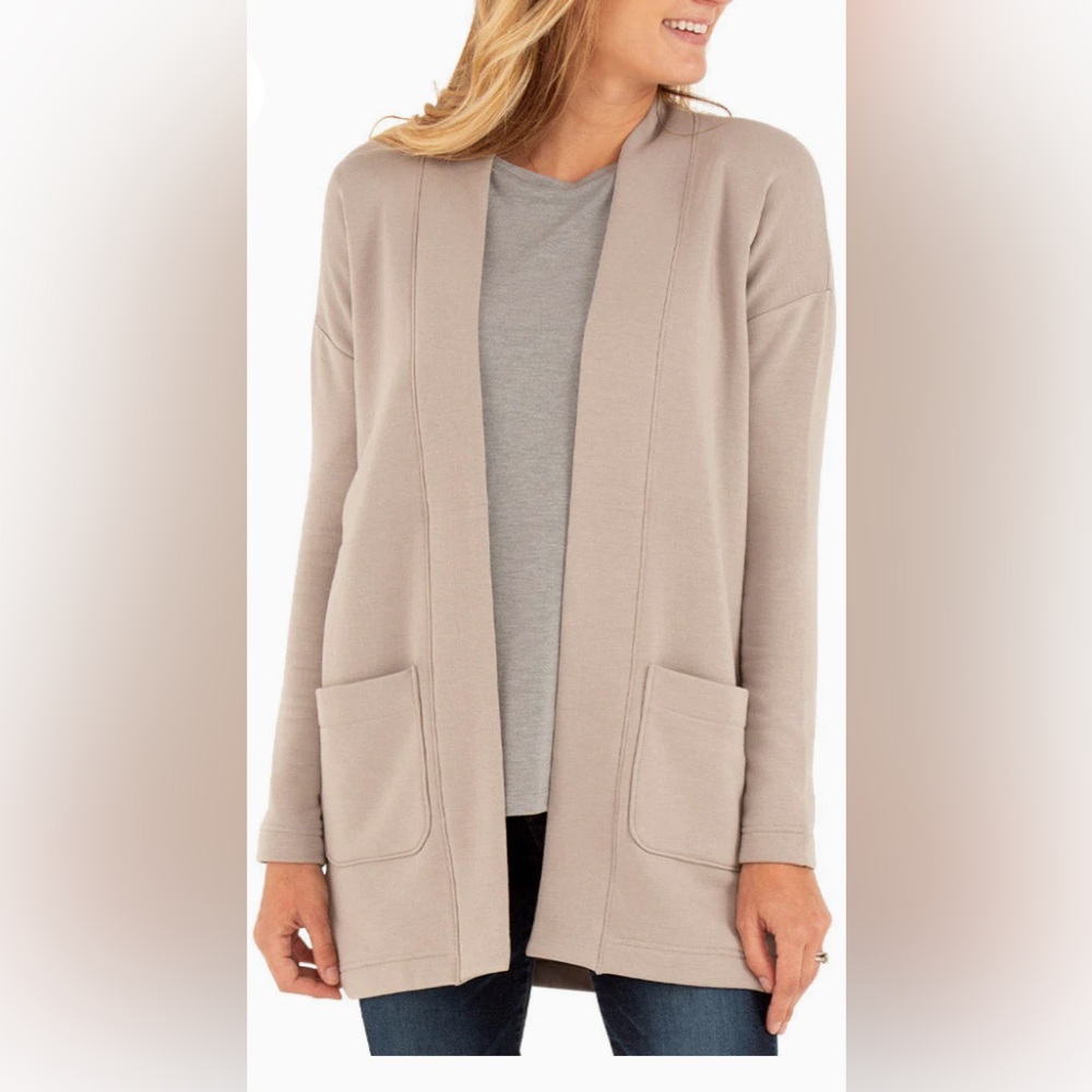 Free Fly Apparel Women's Thermal Fleece Cardigan